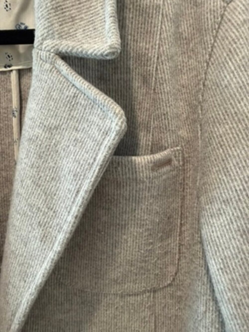 Anthropologie Pilcro Gray Wool Oversized Blazer Size L - Picture 4 of 6